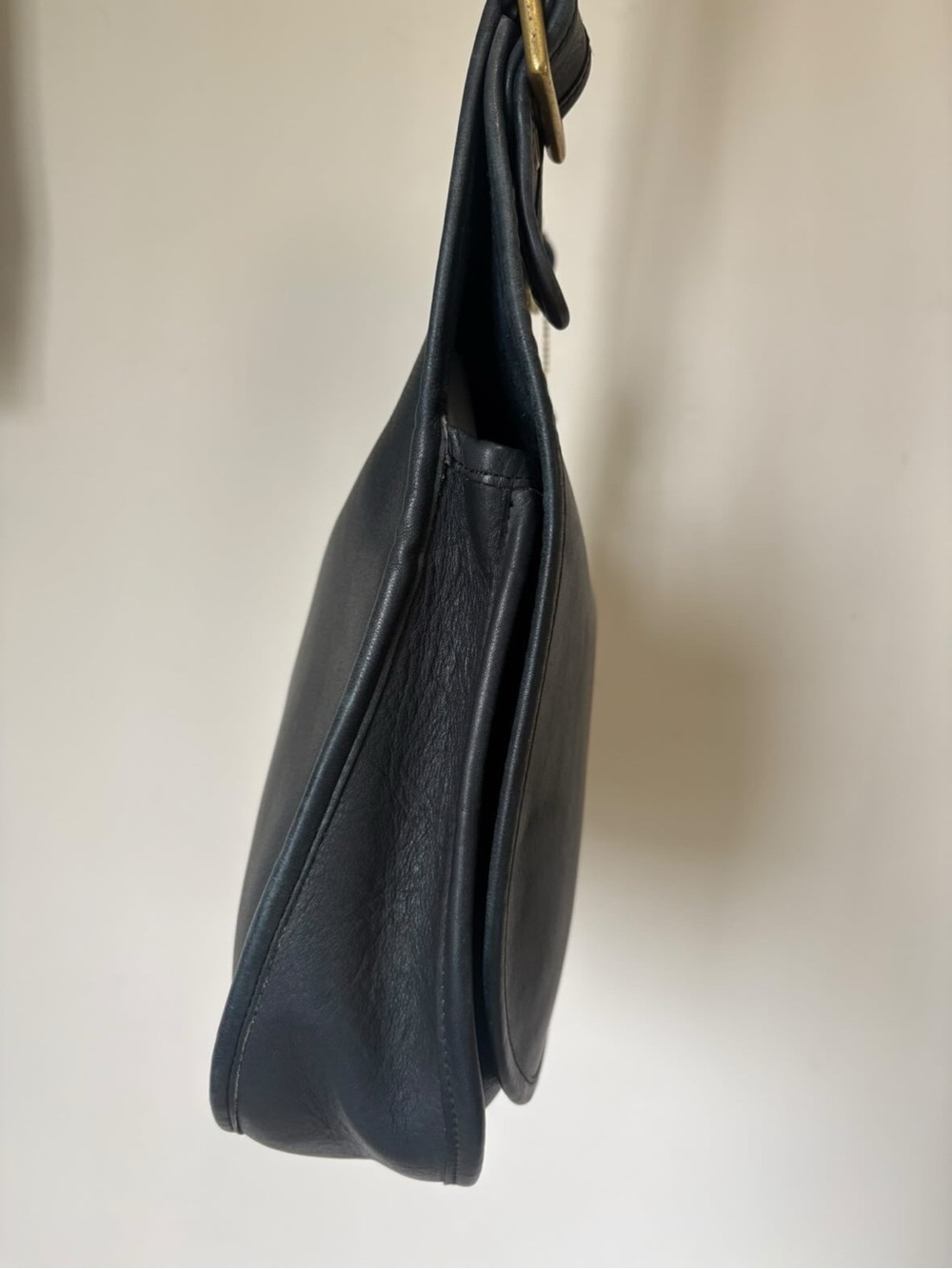 Vintage Coach NYC Navy Large Saddle 9210 - Picture 8 of 16